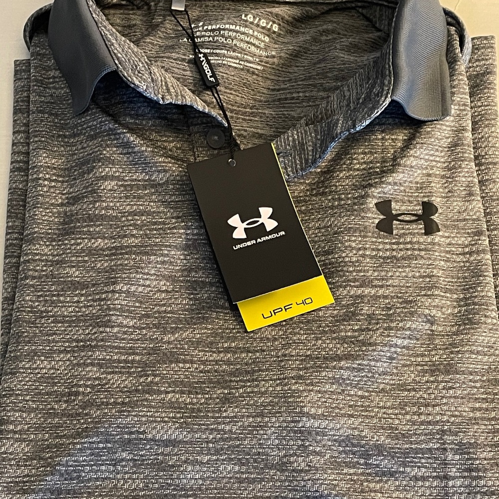 Under Armour men’s performance polo large NWT